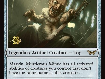 Marvin, Murderous Mimic [Duskmourn: House of Horror Prerelease Promos] on Sale