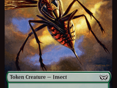 Insect (0012)    Spider Double-Sided Token [Duskmourn: House of Horror Commander Tokens] For Sale