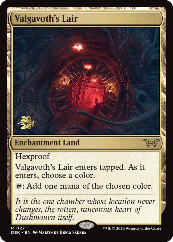 Valgavoth s Lair [Duskmourn: House of Horror Prerelease Promos] Cheap