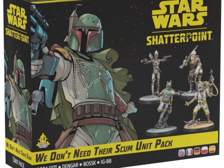 Star Wars Shatterpoint - We Don’t Need Their Scum Squad Pack Hot on Sale