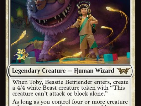 Toby, Beastie Befriender [Duskmourn: House of Horror Prerelease Promos] For Discount