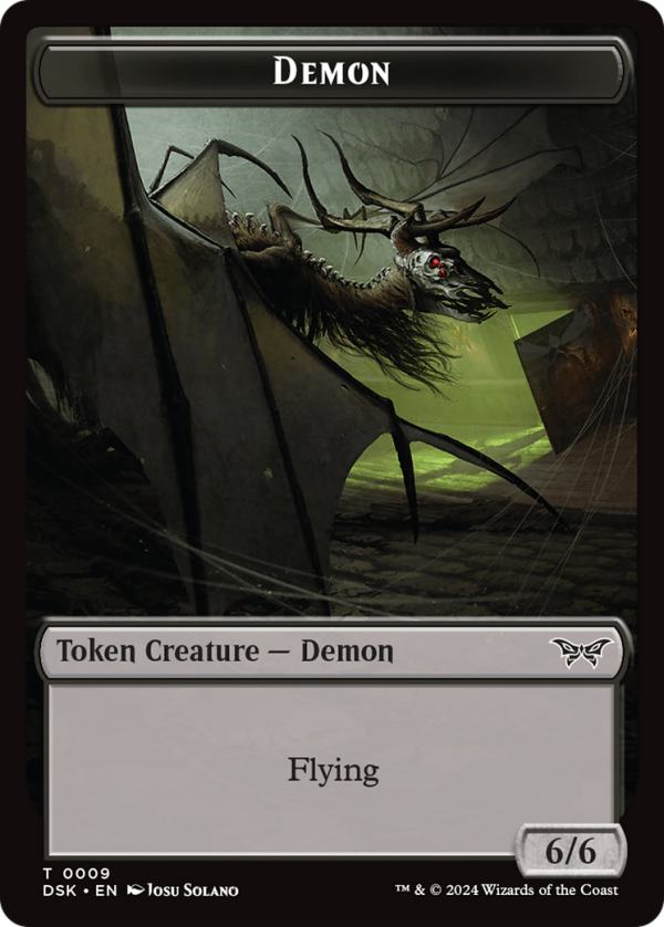 Demon Token [Duskmourn: House of Horror Tokens] Online Hot Sale