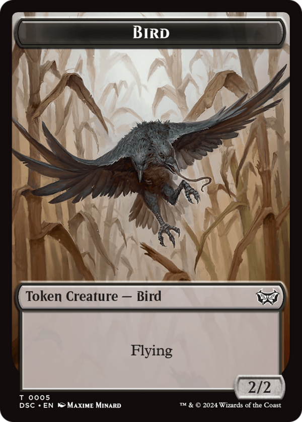 Demon    Bird Double-Sided Token [Duskmourn: House of Horror Commander Tokens] Online