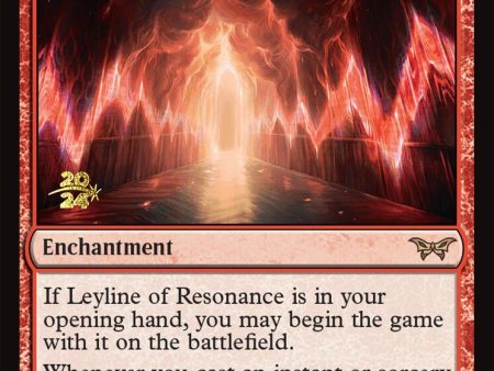 Leyline of Resonance [Duskmourn: House of Horror Prerelease Promos] Cheap