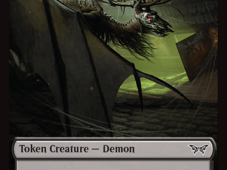 Demon    Manifest Double-Sided Token [Duskmourn: House of Horror Tokens] For Discount