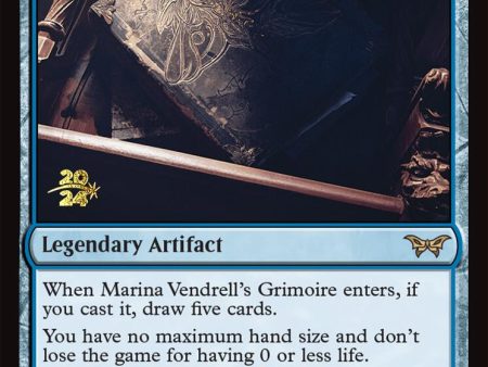 Marina Vendrell s Grimoire [Duskmourn: House of Horror Prerelease Promos] Online Hot Sale