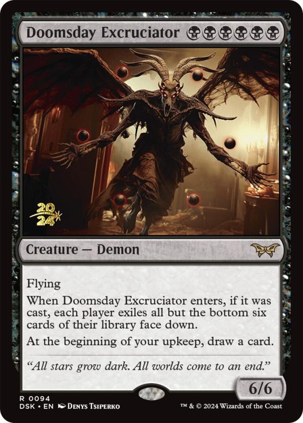 Doomsday Excruciator [Duskmourn: House of Horror Prerelease Promos] Online now