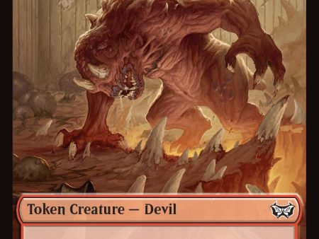 Devil    Scarecrow Double-Sided Token [Duskmourn: House of Horror Commander Tokens] Online