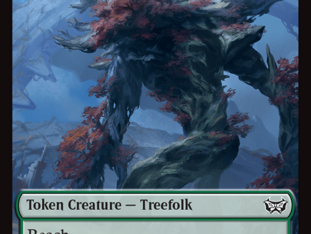 Treefolk    Spider Double-Sided Token [Duskmourn: House of Horror Commander Tokens] For Discount