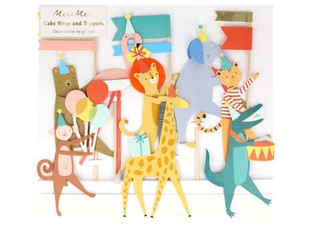 Cake Topper & Wrap - Animal Parade Online