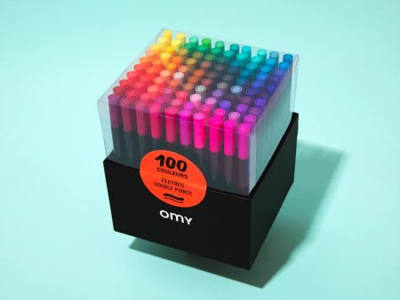 Double Pointed Markers - 100 Colours Hot on Sale