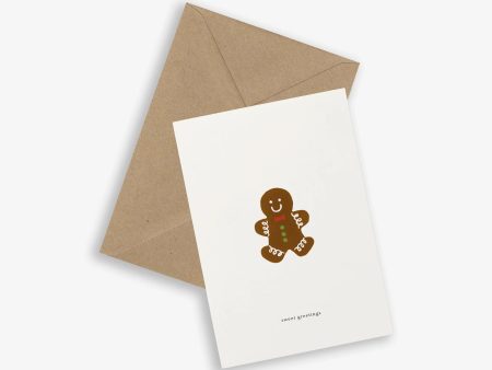 Christmas Card - Gingerbread on Sale