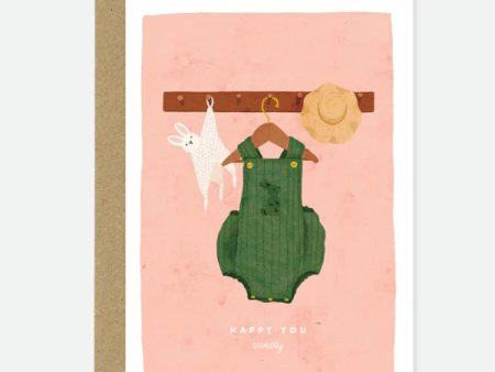 Greeting Card - Happy You Sweety Rabbit Cheap