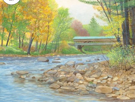 Bubbling Brook—Covered Bridge Online Hot Sale