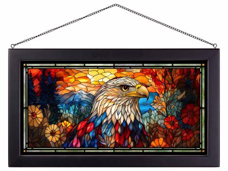 Freedom s Flight  - 13  x 23  Stained Glass Art Sale