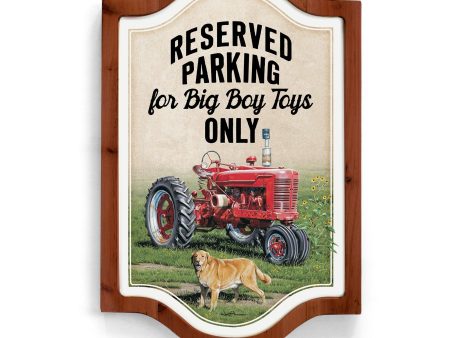 Big Boy Toys - Tractor - 12.25  x 18.5  Vintage Framed Tin Sign For Discount