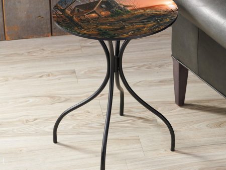 Comforts of Home - 18  Metal Side Table Hot on Sale