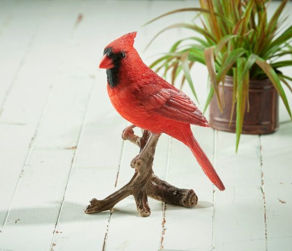 CARDINAL ON BRANCH SCULPTURE Online Sale