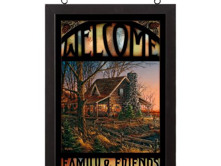 Comforts of Home - 14  x 20  Stained Glass Art Online now