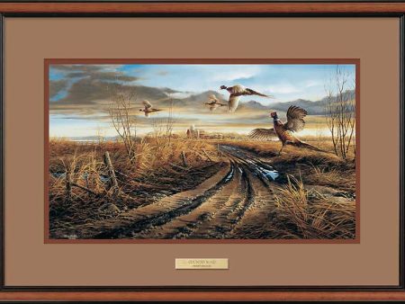 Country Road—Pheasants - Encore Print For Cheap