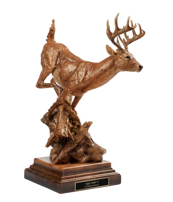 High Tailin  It Full Whitetail Deer - Sculpture Discount