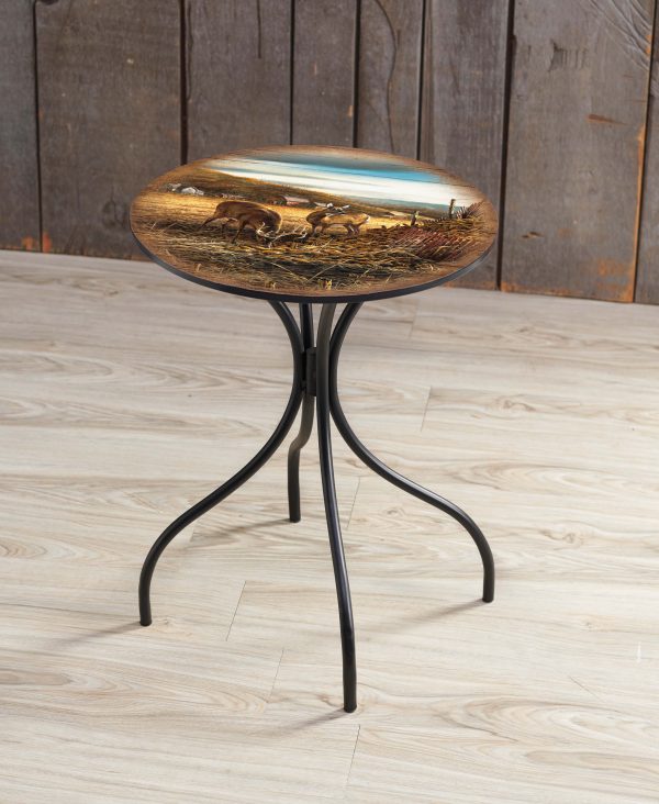 Sharing the Bounty - 18  Metal Side Table Hot on Sale