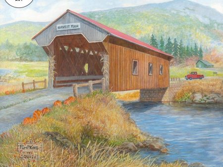 Harvest Moon Covered Bridge—Pumpkins Discount