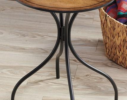 Home Sweet Home—Pinecones - 18  Metal Side Table Cheap