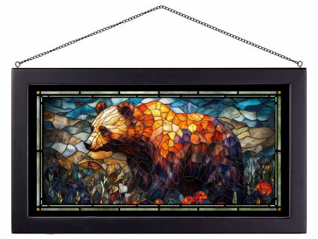 Apex Wilderness  - 13  x 23  Stained Glass Art Cheap