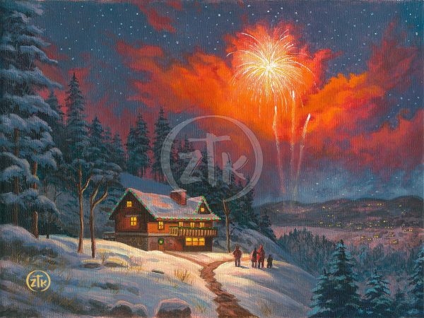 Light of a New Year - Limited Edition Canvas For Sale