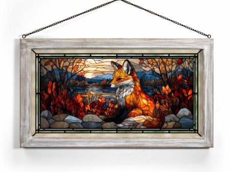 Equinox Wanderer  - 13  x 23  Stained Glass Art Online Sale