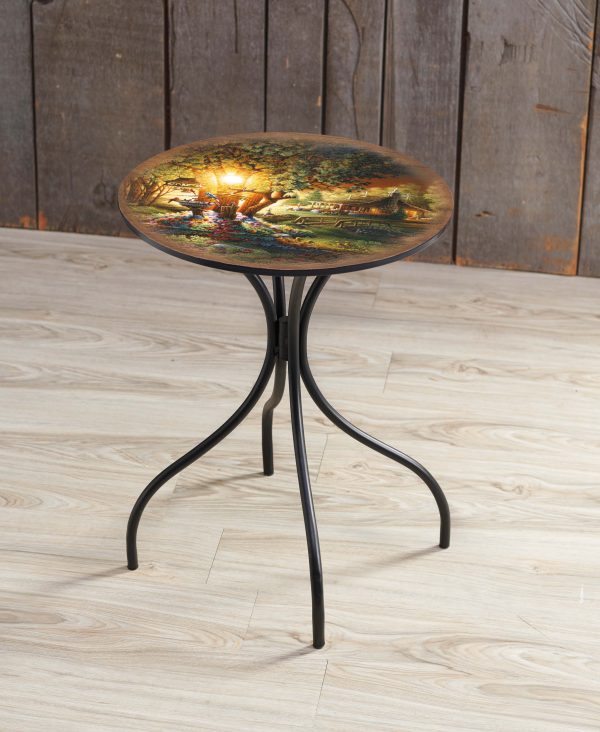 The Colors of Spring - 18  Metal Side Table Online now