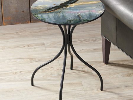 Rebuilding America—Bald Eagle - 18  Metal Side Table Fashion