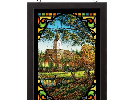 Sunday Morning - 14  x 20  Stained Glass Art Discount