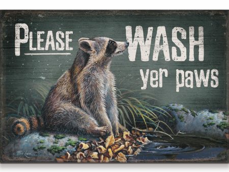 Wash Yer Paws - Racoon Discount