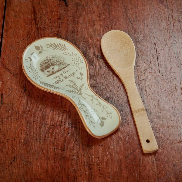 Cottage Companions Ceramics Spoon Rest For Sale