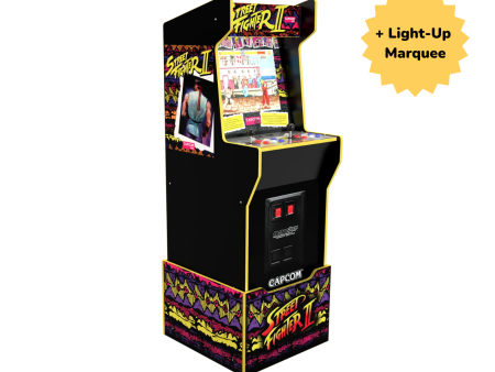 Arcade1UP Street Fighter Capcom 12-in-1 with Light-Up Marquee Online Sale