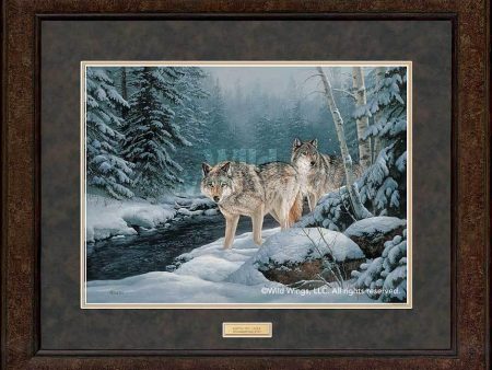 Along the Creek—Wolves - GNA Premium Print Supply