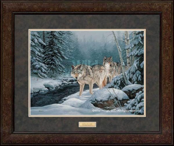 Along the Creek—Wolves - GNA Premium Print Supply