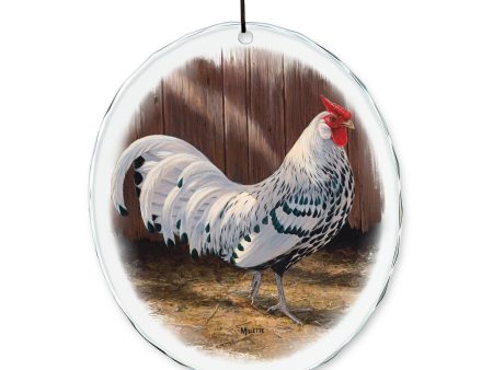 Hamburg Silver Spangled Rooster For Discount