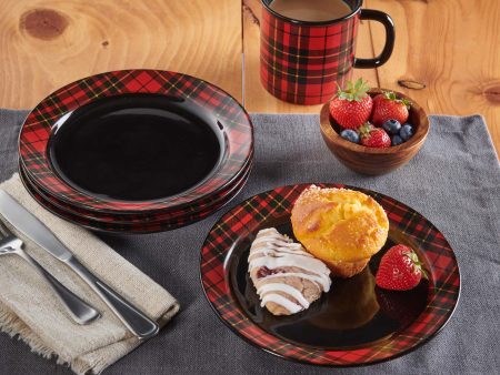 Sporty Plaid -Salad Plates Online now