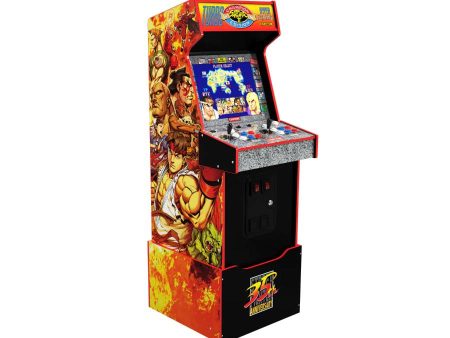 Arcade1Up Street Fighter II - Yoga Flame Edition - 14-in-1 with Light-Up Marquee Supply