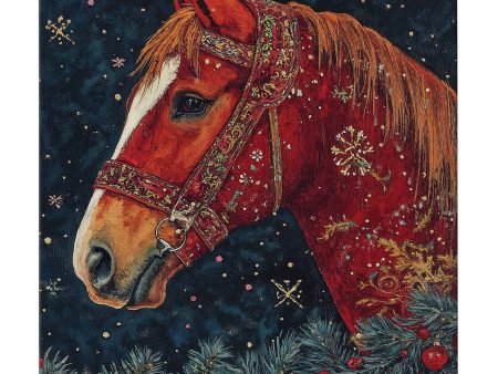 Candycane Canter - Gallery Wrapped Canvas For Discount