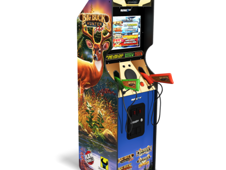 Arcade1up Big Buck Hunter Pro Deluxe Arcade Machine 4-in-1 Games Online