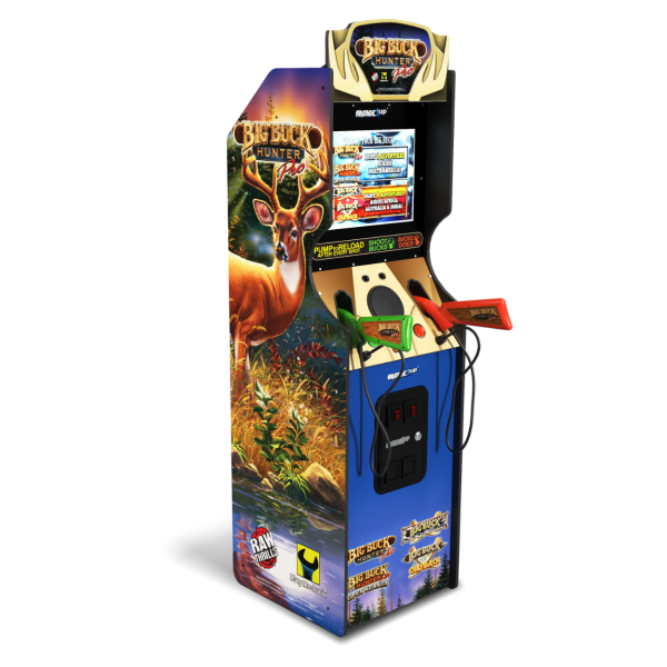 Arcade1up Big Buck Hunter Pro Deluxe Arcade Machine 4-in-1 Games Online