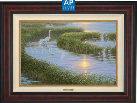 Evening Solitude—White Egret; Artist Proof Edition (AP) For Discount