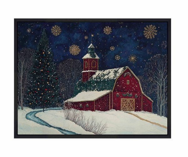 Santa s Western Workshop - Gallery Wrapped Canvas Fashion