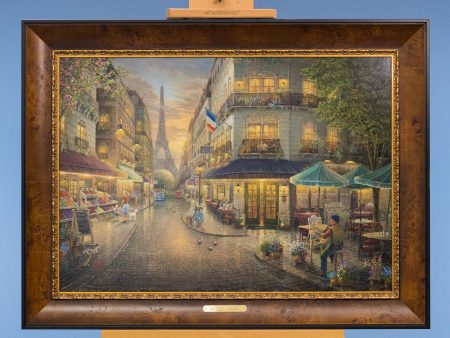 *Original Study* Paris Café by Thomas Kinkade Studios 22  x 31.5  Online now