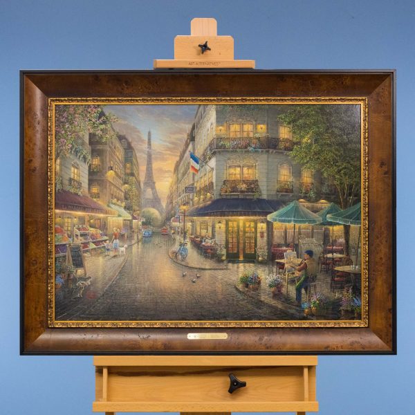 *Original Study* Paris Café by Thomas Kinkade Studios 22  x 31.5  Online now