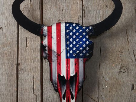 Flag Bison Skull Online Hot Sale